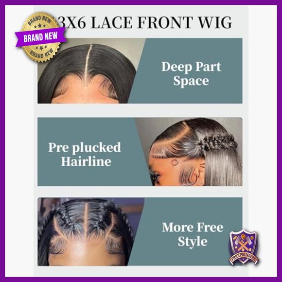 28 Inch Straight Human Hair Wig 200 Density HD Lace Front Pre Plucked